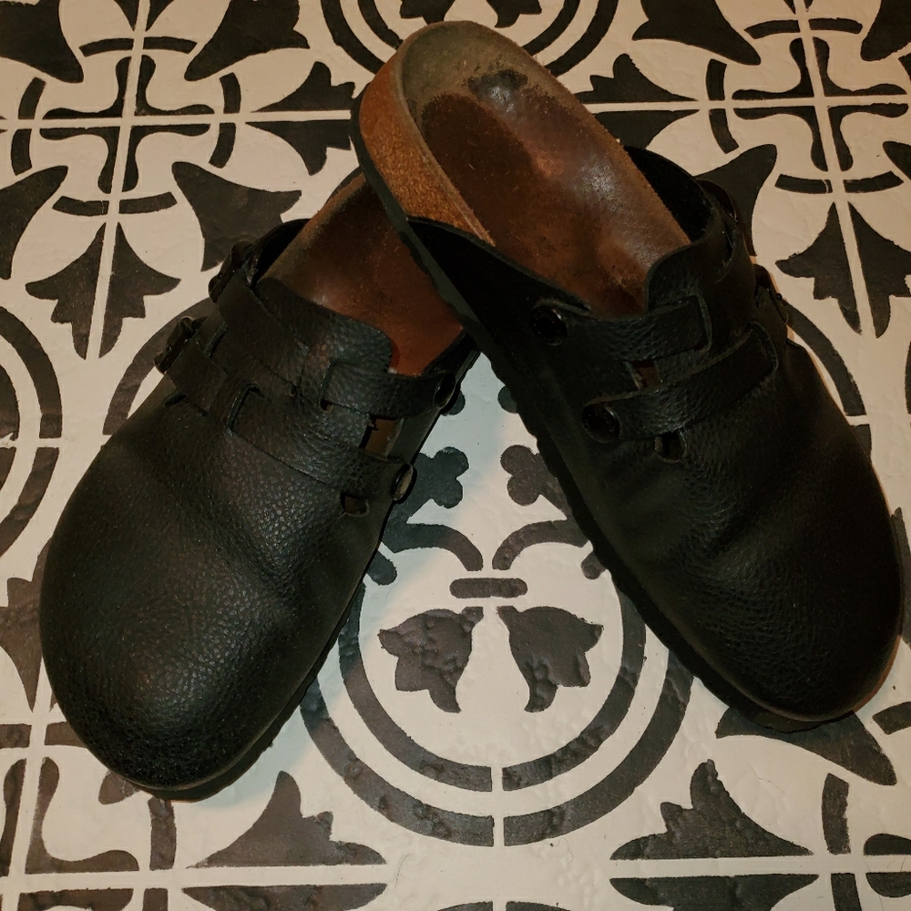 Black Birki''s from Birkenstock slip on shoes